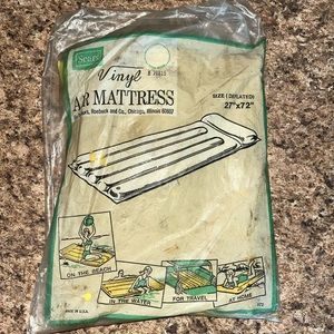Vintage Vinyl Air Mattress